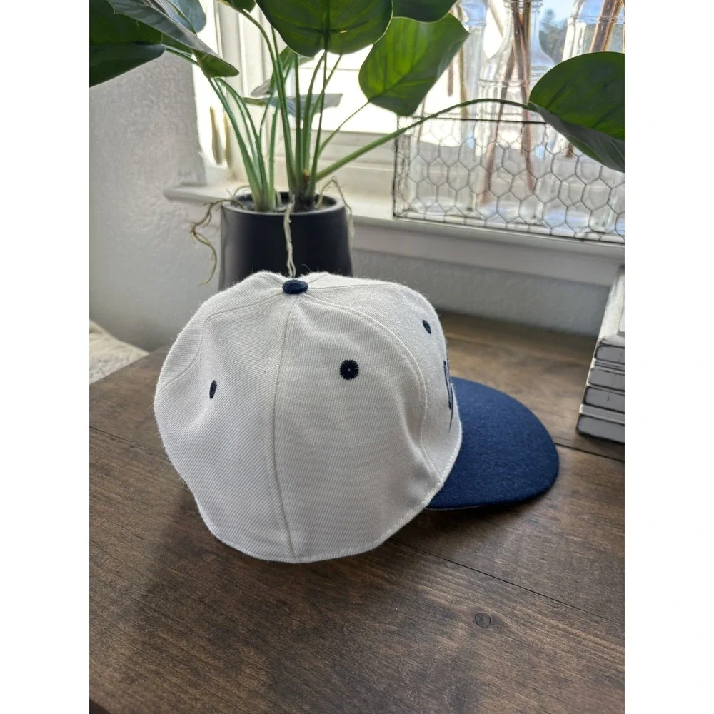 Vintage 1990s Dallas Cowboys Hat Cap ANNCO Script Fitted Size 7 Brand New